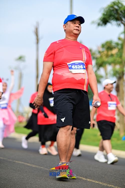 Race photo from CISANGKAN KBP CITY RUN 2025