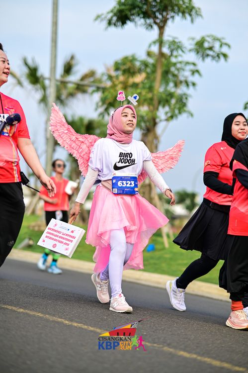 Race photo from CISANGKAN KBP CITY RUN 2025