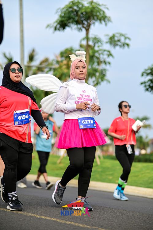 Race photo from CISANGKAN KBP CITY RUN 2025