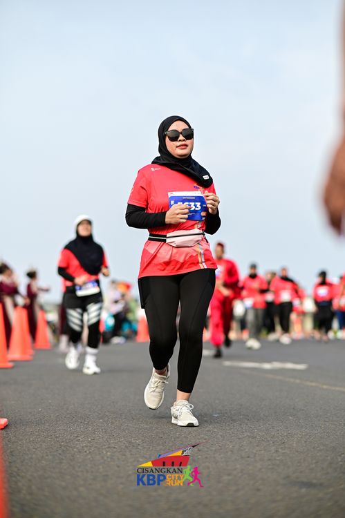 Race photo from CISANGKAN KBP CITY RUN 2025