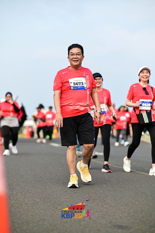 Race photo from CISANGKAN KBP CITY RUN 2025