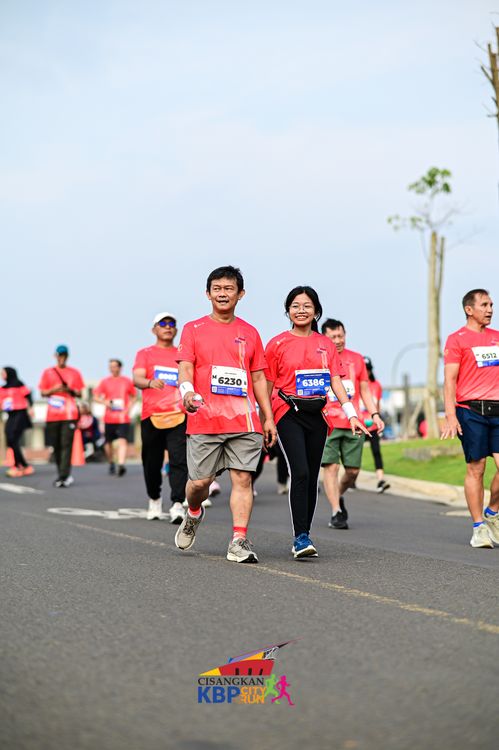 Race photo from CISANGKAN KBP CITY RUN 2025