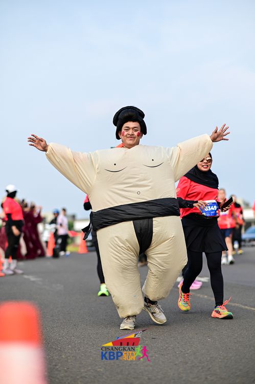 Race photo from CISANGKAN KBP CITY RUN 2025