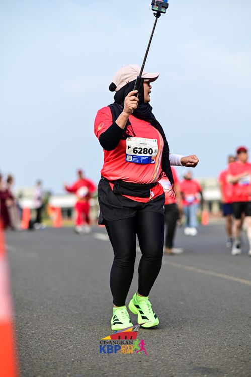 Race photo from CISANGKAN KBP CITY RUN 2025