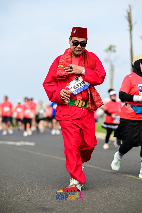 Race photo from CISANGKAN KBP CITY RUN 2025
