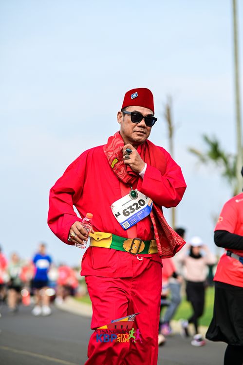 Race photo from CISANGKAN KBP CITY RUN 2025