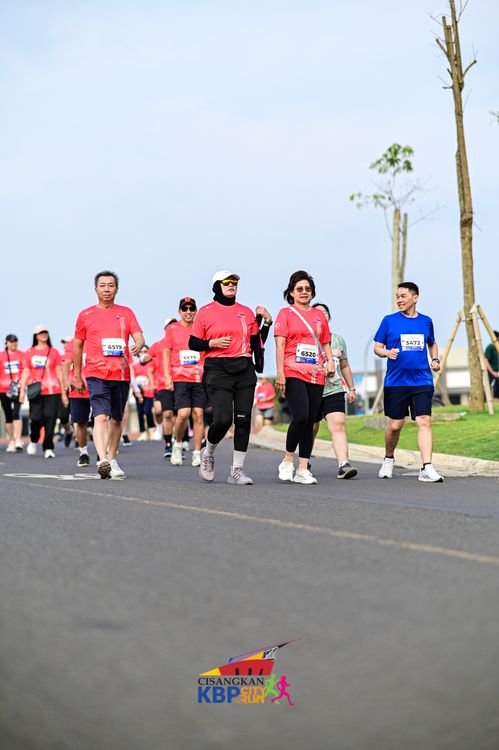 Race photo from CISANGKAN KBP CITY RUN 2025