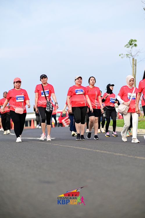 Race photo from CISANGKAN KBP CITY RUN 2025