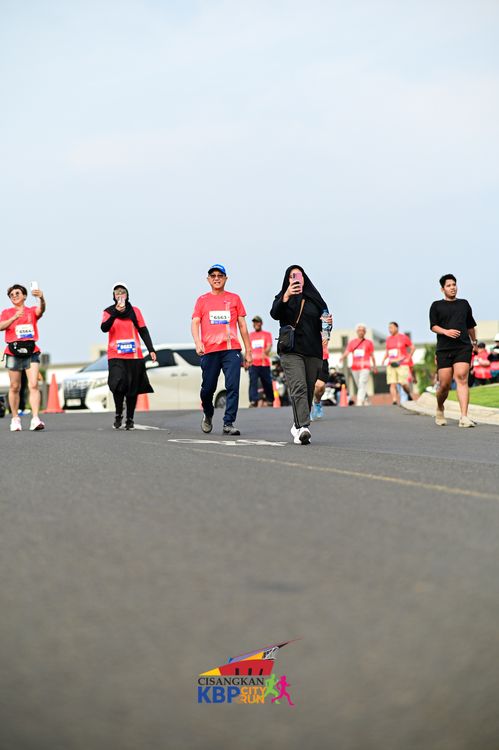 Race photo from CISANGKAN KBP CITY RUN 2025