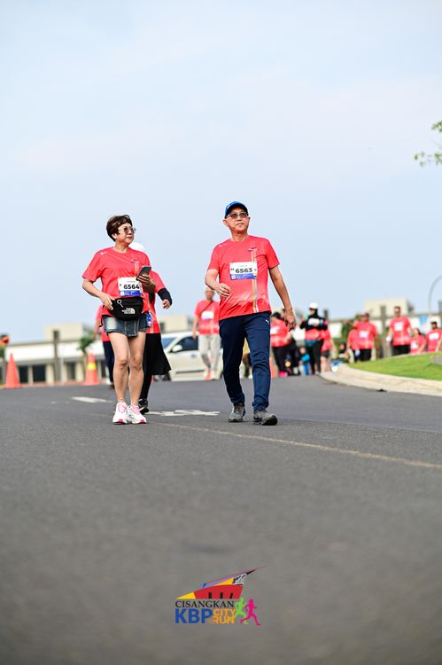 Race photo from CISANGKAN KBP CITY RUN 2025