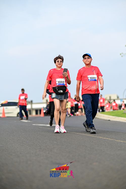 Race photo from CISANGKAN KBP CITY RUN 2025