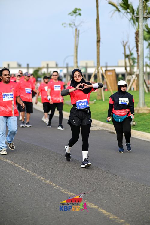 Race photo from CISANGKAN KBP CITY RUN 2025