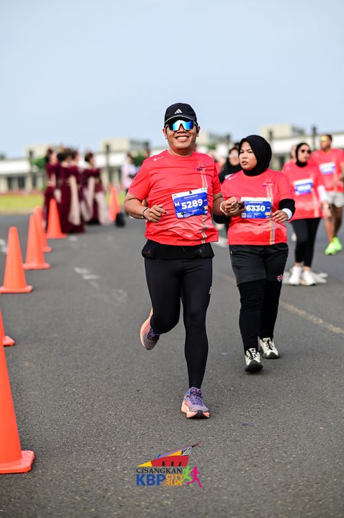 Race photo from CISANGKAN KBP CITY RUN 2025