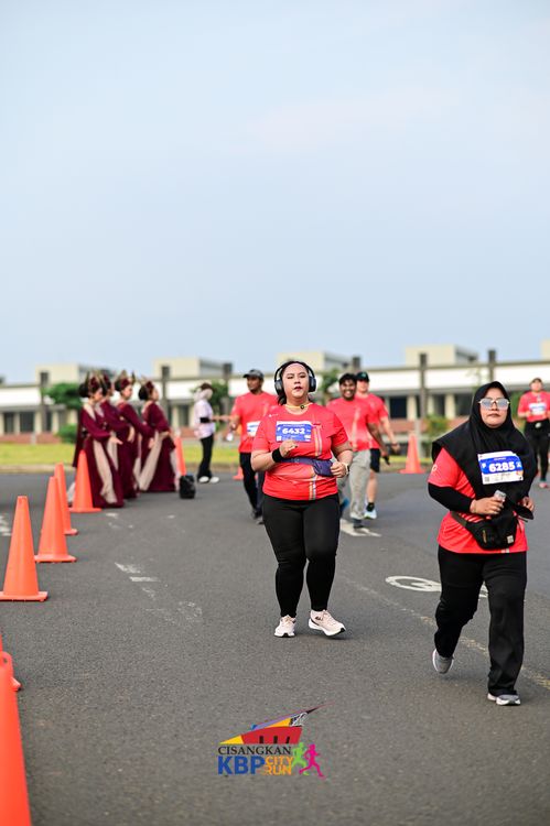 Race photo from CISANGKAN KBP CITY RUN 2025