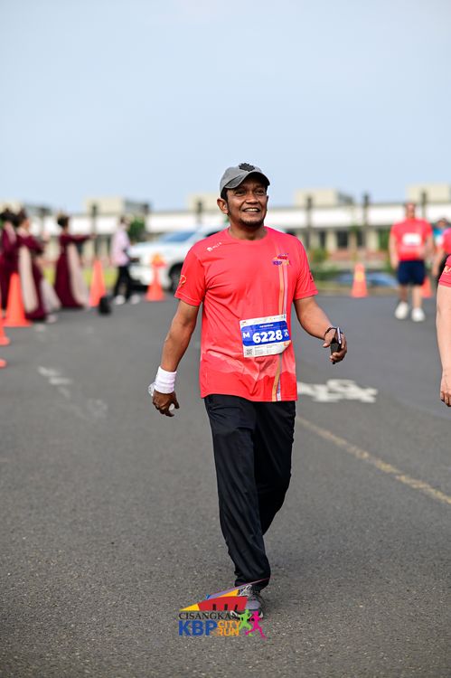 Race photo from CISANGKAN KBP CITY RUN 2025