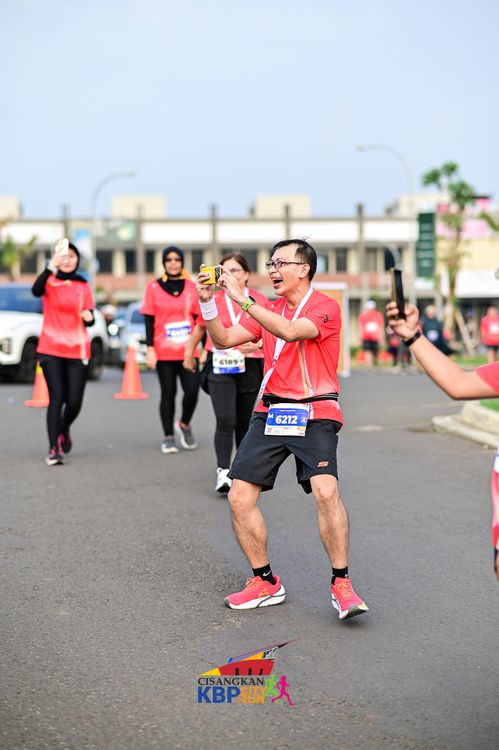 Race photo from CISANGKAN KBP CITY RUN 2025