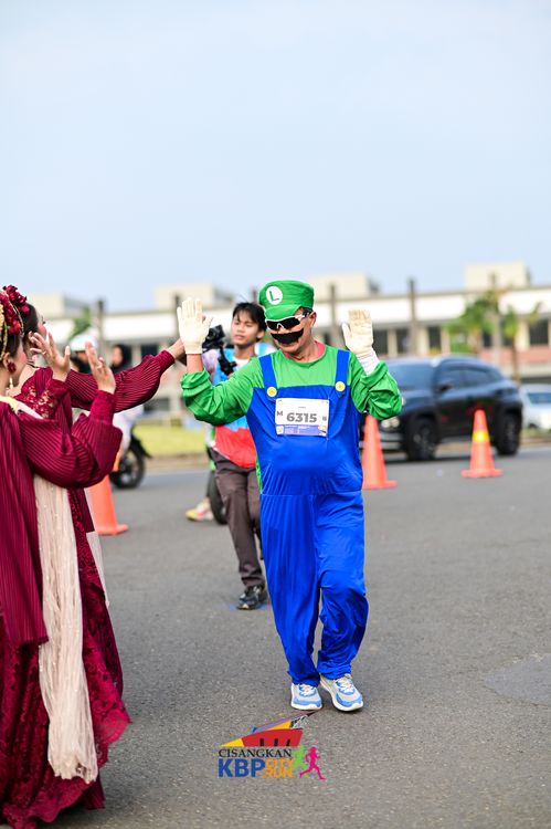Race photo from CISANGKAN KBP CITY RUN 2025