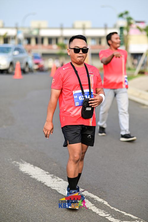 Race photo from CISANGKAN KBP CITY RUN 2025