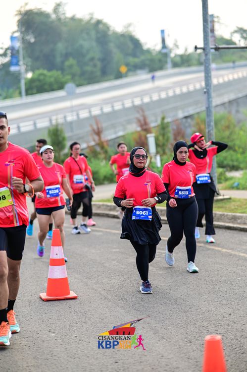 Race photo from CISANGKAN KBP CITY RUN 2025