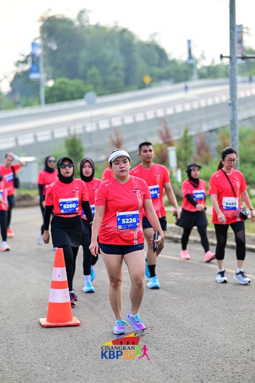 Race photo from CISANGKAN KBP CITY RUN 2025
