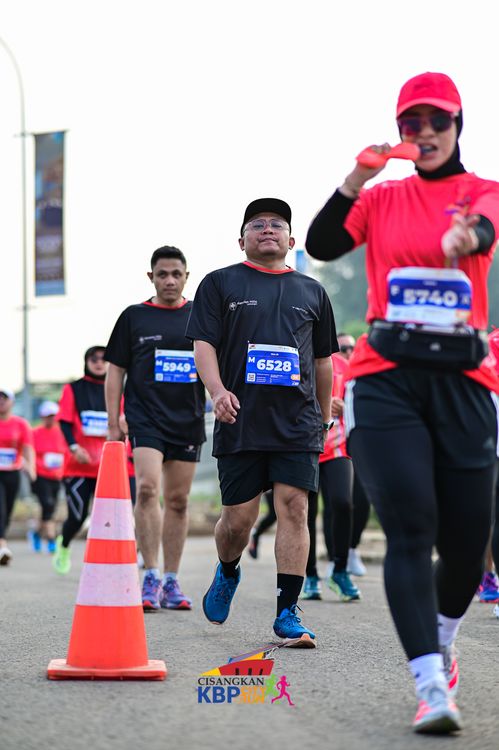 Race photo from CISANGKAN KBP CITY RUN 2025