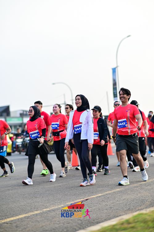 Race photo from CISANGKAN KBP CITY RUN 2025