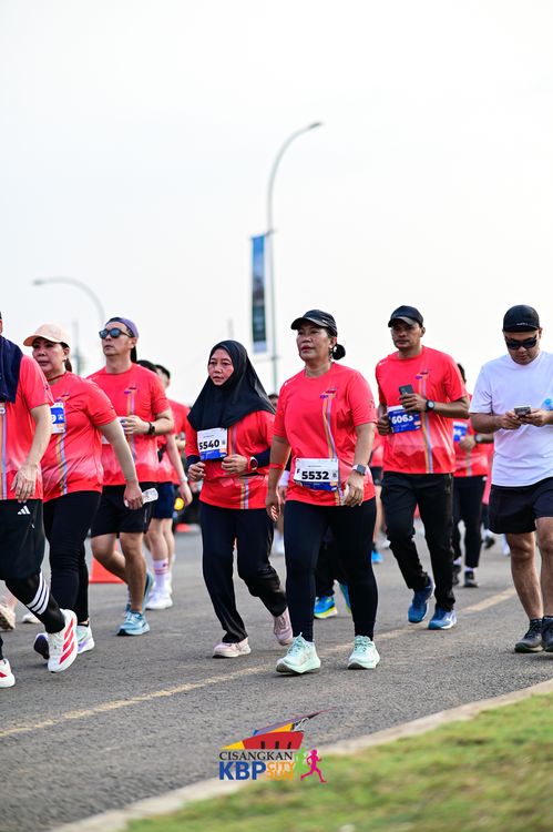 Race photo from CISANGKAN KBP CITY RUN 2025