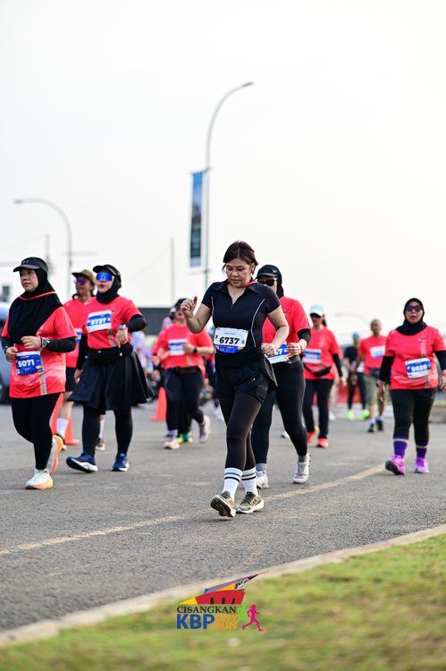 Race photo from CISANGKAN KBP CITY RUN 2025
