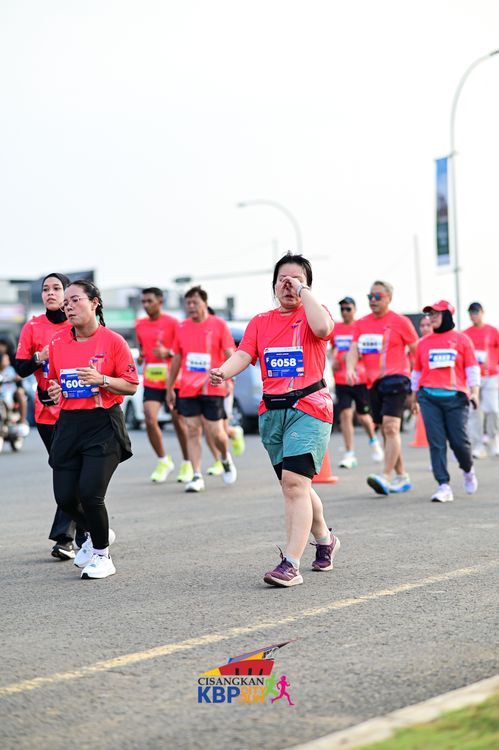 Race photo from CISANGKAN KBP CITY RUN 2025