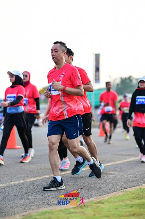 Race photo from CISANGKAN KBP CITY RUN 2025