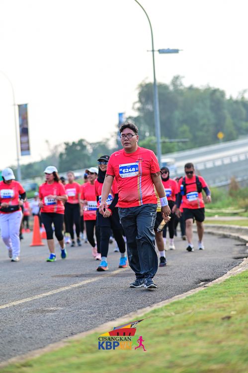 Race photo from CISANGKAN KBP CITY RUN 2025