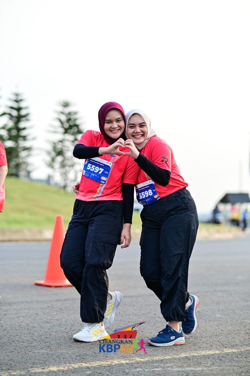 Race photo from CISANGKAN KBP CITY RUN 2025