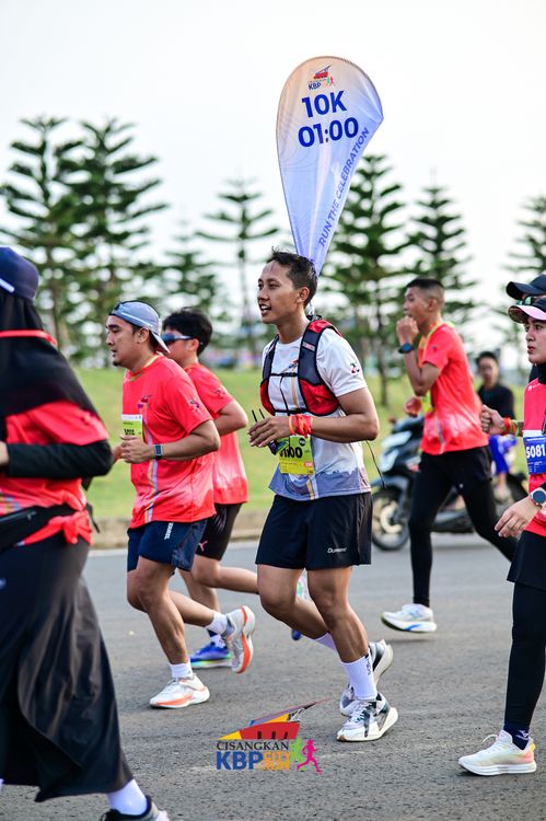 Race photo from CISANGKAN KBP CITY RUN 2025