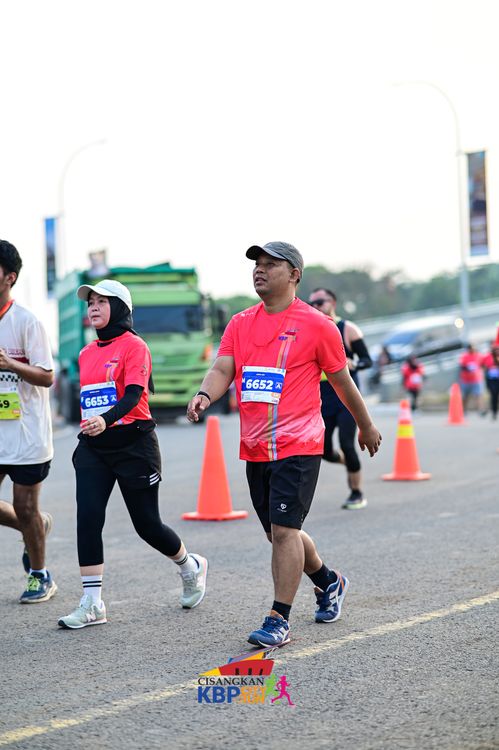 Race photo from CISANGKAN KBP CITY RUN 2025