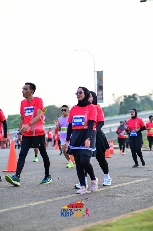 Race photo from CISANGKAN KBP CITY RUN 2025