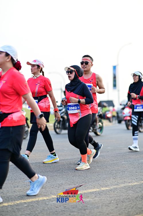 Race photo from CISANGKAN KBP CITY RUN 2025