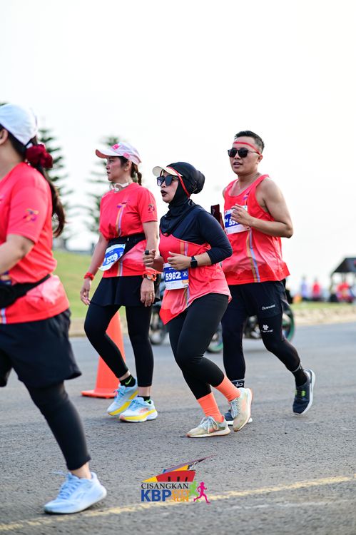Race photo from CISANGKAN KBP CITY RUN 2025