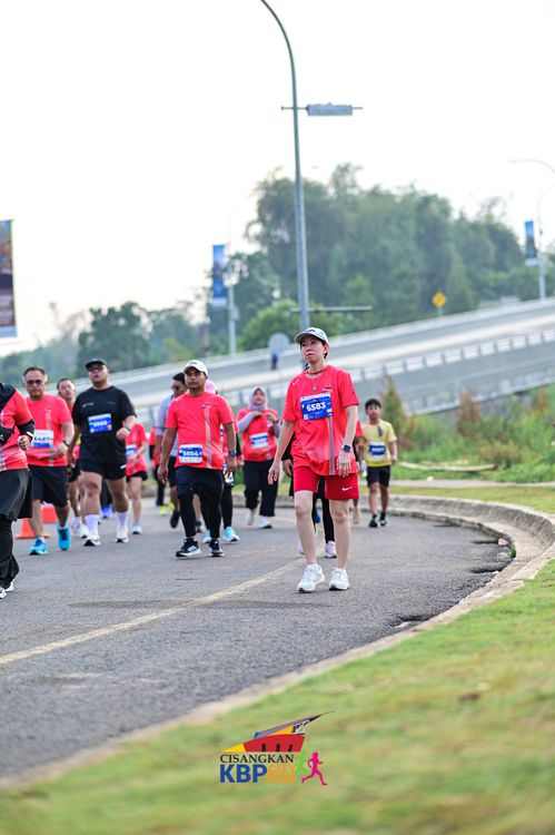 Race photo from CISANGKAN KBP CITY RUN 2025