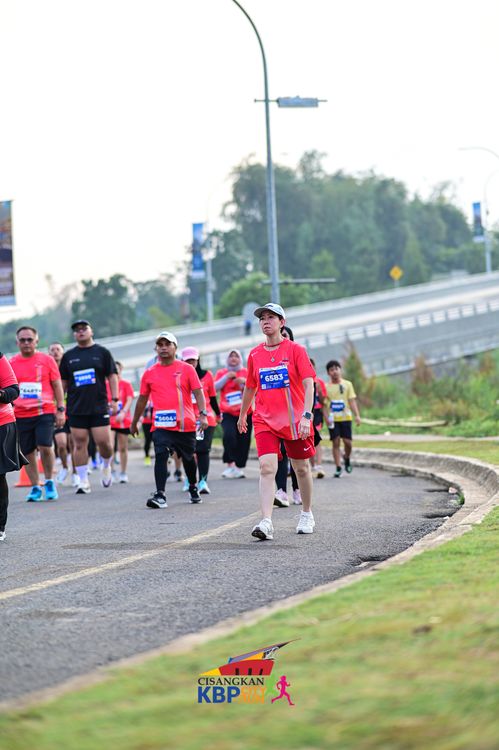 Race photo from CISANGKAN KBP CITY RUN 2025