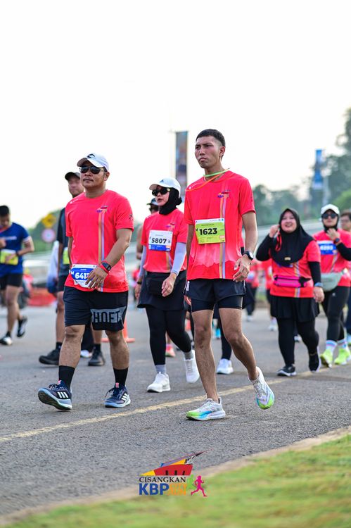 Race photo from CISANGKAN KBP CITY RUN 2025