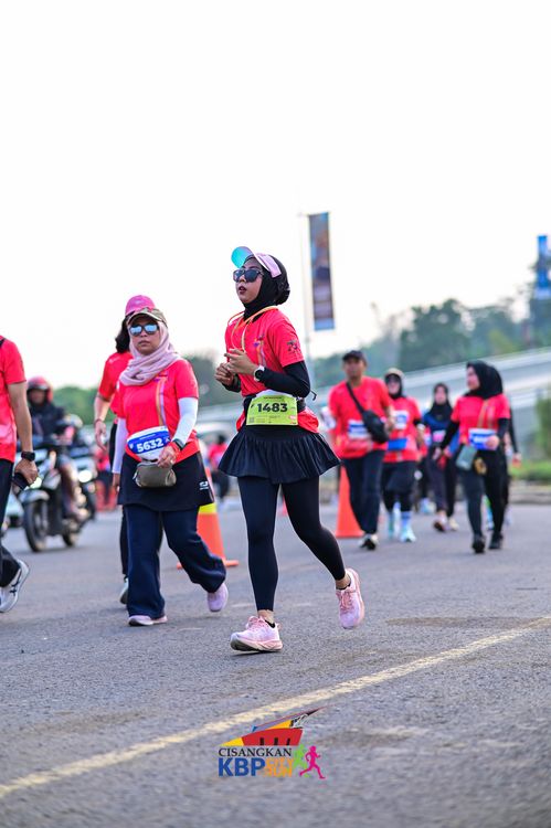 Race photo from CISANGKAN KBP CITY RUN 2025