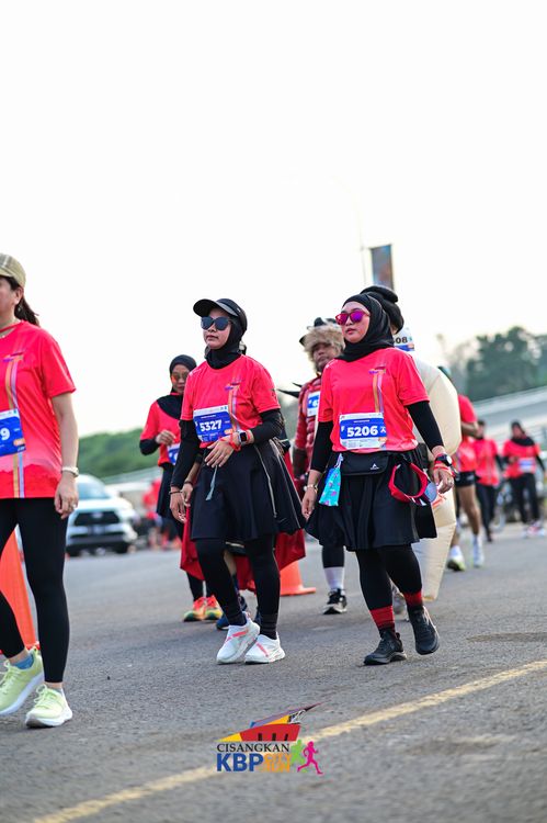 Race photo from CISANGKAN KBP CITY RUN 2025