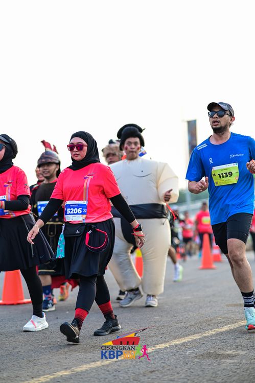 Race photo from CISANGKAN KBP CITY RUN 2025