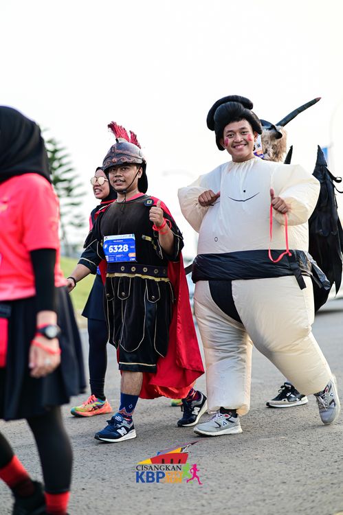 Race photo from CISANGKAN KBP CITY RUN 2025