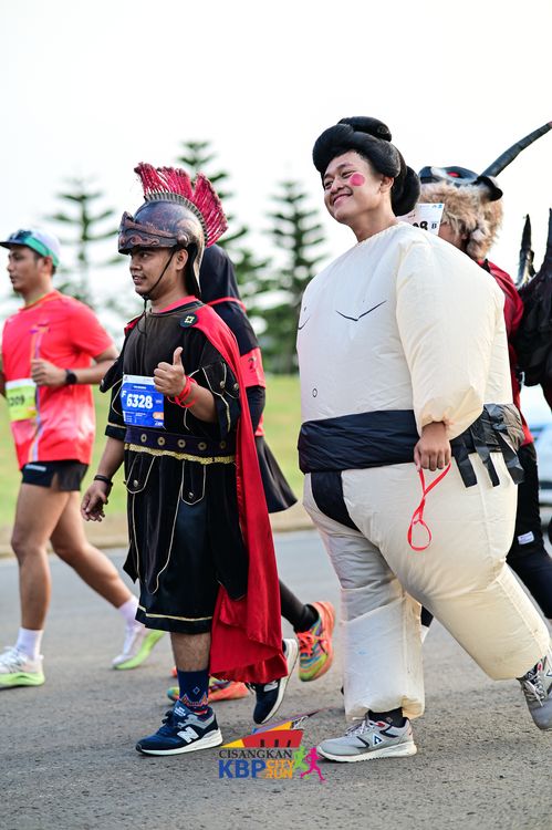 Race photo from CISANGKAN KBP CITY RUN 2025