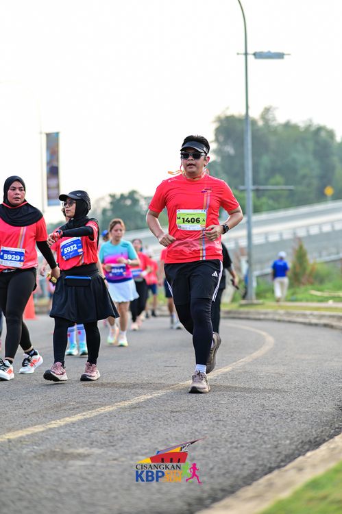 Race photo from CISANGKAN KBP CITY RUN 2025