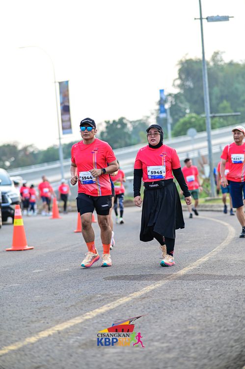 Race photo from CISANGKAN KBP CITY RUN 2025