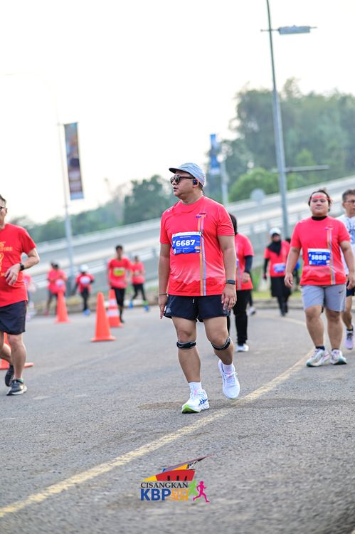 Race photo from CISANGKAN KBP CITY RUN 2025