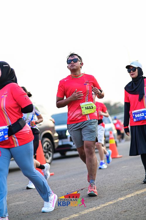 Race photo from CISANGKAN KBP CITY RUN 2025