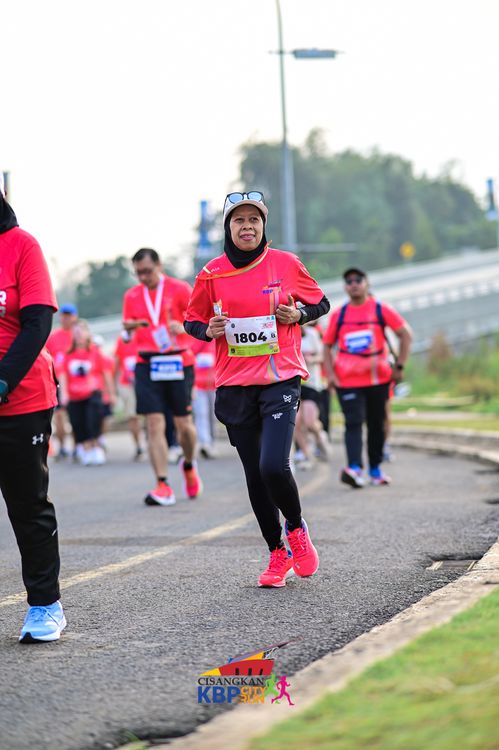 Race photo from CISANGKAN KBP CITY RUN 2025